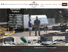 Tablet Screenshot of northlandtrailersonline.com